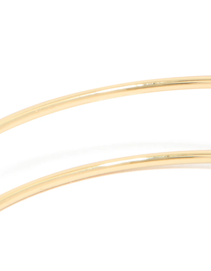 Gold Plated Diamante Wrap Around Arm Cuff