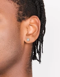 Boucles d’oreilles étanches en acier inoxydable cloutées pour hommes