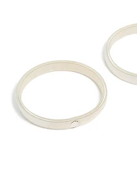 Silver Stretch Sleeve Garters 2-Pack