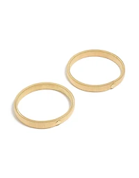 Gold Stretch Sleeve Garters 2-Pack