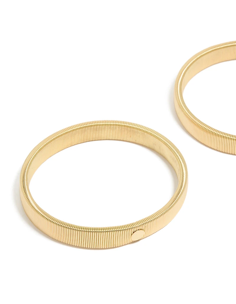 Gold Stretch Sleeve Garters 2-Pack