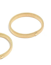 Gold Stretch Sleeve Garters 2-Pack