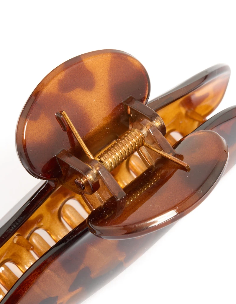 Tortoiseshell Arched Claw Clip