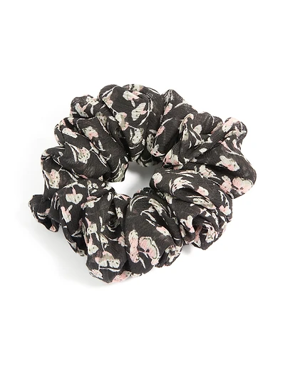 Scattered Flower Printed Statement Scrunchie