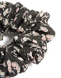 Scattered Flower Printed Statement Scrunchie
