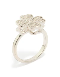 Waterproof Stainless Steel Spinning Clover Ring