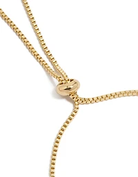 Gold Plated Cubic Zirconia Flower & Pearl Rondell Charms  Toggle Bracelet