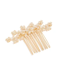 Gold Dainty Petal Comb