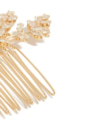 Gold Dainty Petal Comb