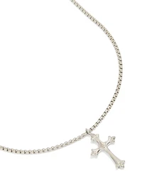 Mens Waterproof Stainless Steel Gothic Cross Necklace