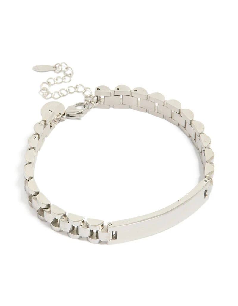 Mens Waterproof Stainless Steel Large Link Chain Bracelet