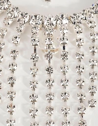 Crystal Back Drape Shoe Clip