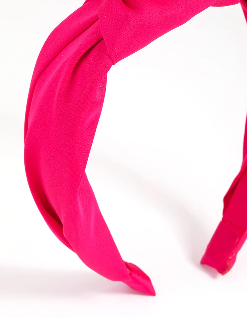 PInk Twisted Knot Headband