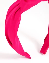 PInk Twisted Knot Headband