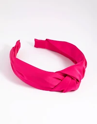 PInk Twisted Knot Headband