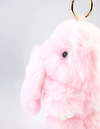 Kids Fabric Large Bunny Key Ring