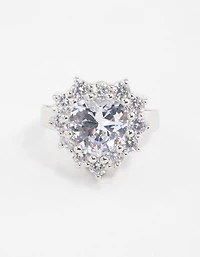 Bague Grand Cœur en argent
