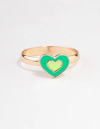Gold Layered Heart Ring
