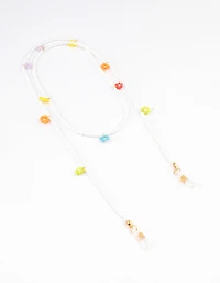 Beaded Flower Glasses Chain