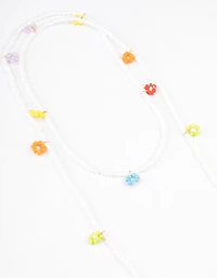 Beaded Flower Glasses Chain