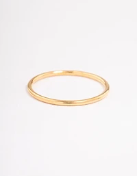 Gold Plated Sterling Silver Thin Band Ring