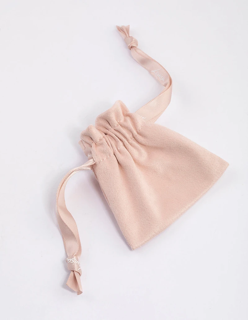 Blush Polishing Cloth Bag