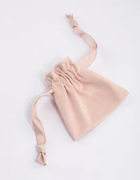 Blush Polishing Cloth Bag