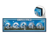 NFL Wood Sign 9"x 30" Lions