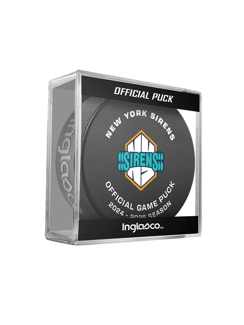 PWHL Game Puck 2025 New York Sirens