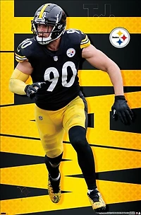 NFL Player Wall Poster T.J. Watt Steelers