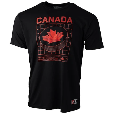Hockey Canada Youth T-Shirt Black Graphic 2025/2026 Team
