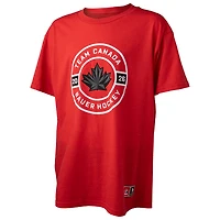 Hockey Canada Youth T-Shirt Red Graphic 2025/2026 Team