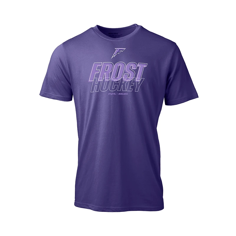 PWHL T-Shirt Team Color Graphic Frost