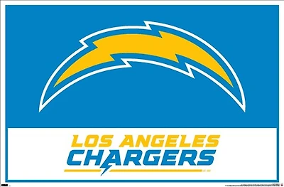 NFL Wall Poster Logo Chargers