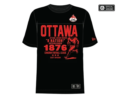CFL T-Shirt Sideline 2026 Turf Traditions Ottawa Rough Riders