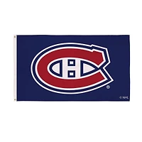 NHL 3x5 Single Sided Flag with 2 Grommets Canadiens