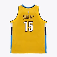 NBA Hardwood Classics Player 2017-18 Swingman Jersey Nikola Jokic Nuggets (Yellow)