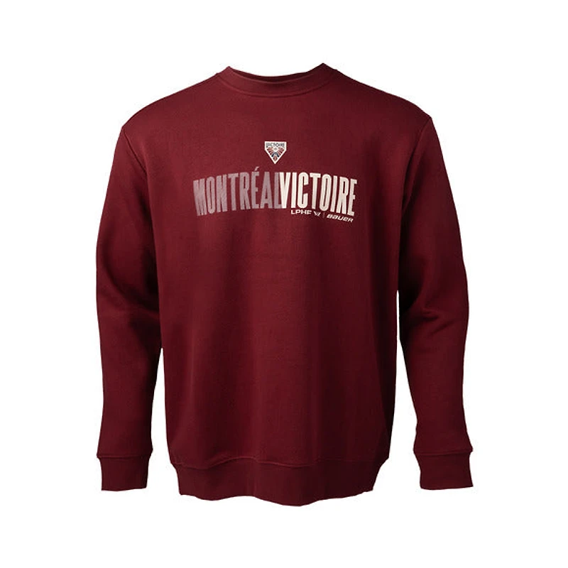 PWHL Crew Neck Team Color Montreal Victoire
