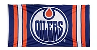 NHL Striped Vertical Jumbo Banner Flag 118" x 62" Oilers