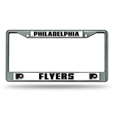 NHL License Plate Frame Chrome Flyers