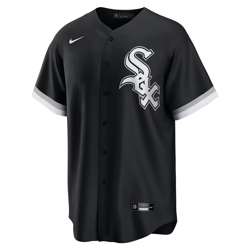 MLB Player Replica Jersey Black Alternate Eloy Jiménez White Sox
