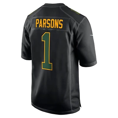 NFL Player Fashion Jersey Carbon Black Chase Micah Parsons Packers
