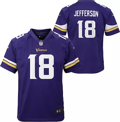 NFL Kids Player Game Jersey Home Justin Jefferson Vikings