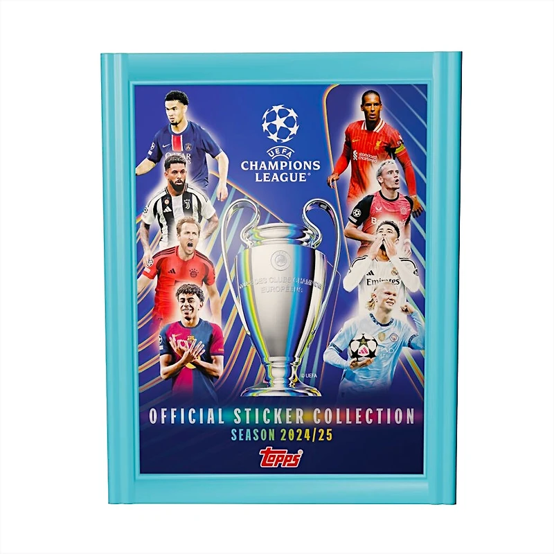 UEFA 2024-25 Topps Blaster Box Champions League Stickers