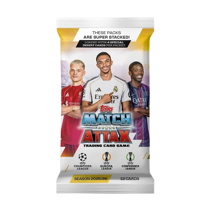 Topps Match Attax EXTRA Champions League Trading Cards 2025-26 (Single Pack)
