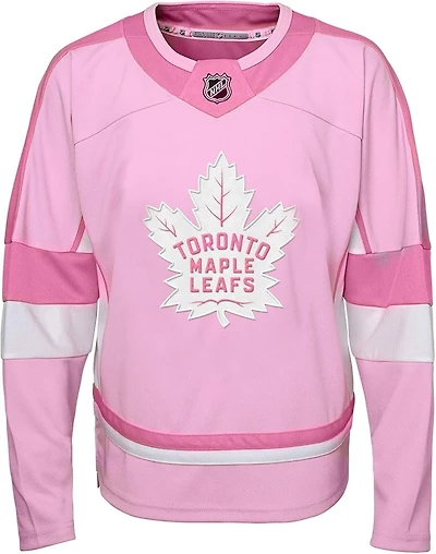 NHL Kids Fashion Jersey Maple Leafs (Pink)