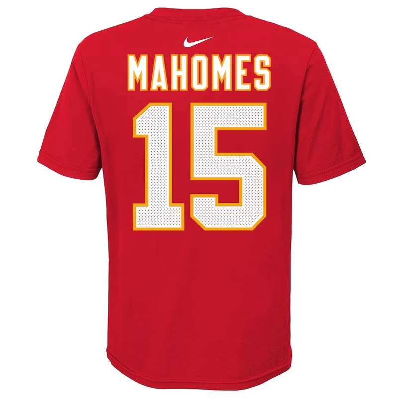 NFL Youth Player T-Shirt Name And Number Patrick Mahomes Chiefs