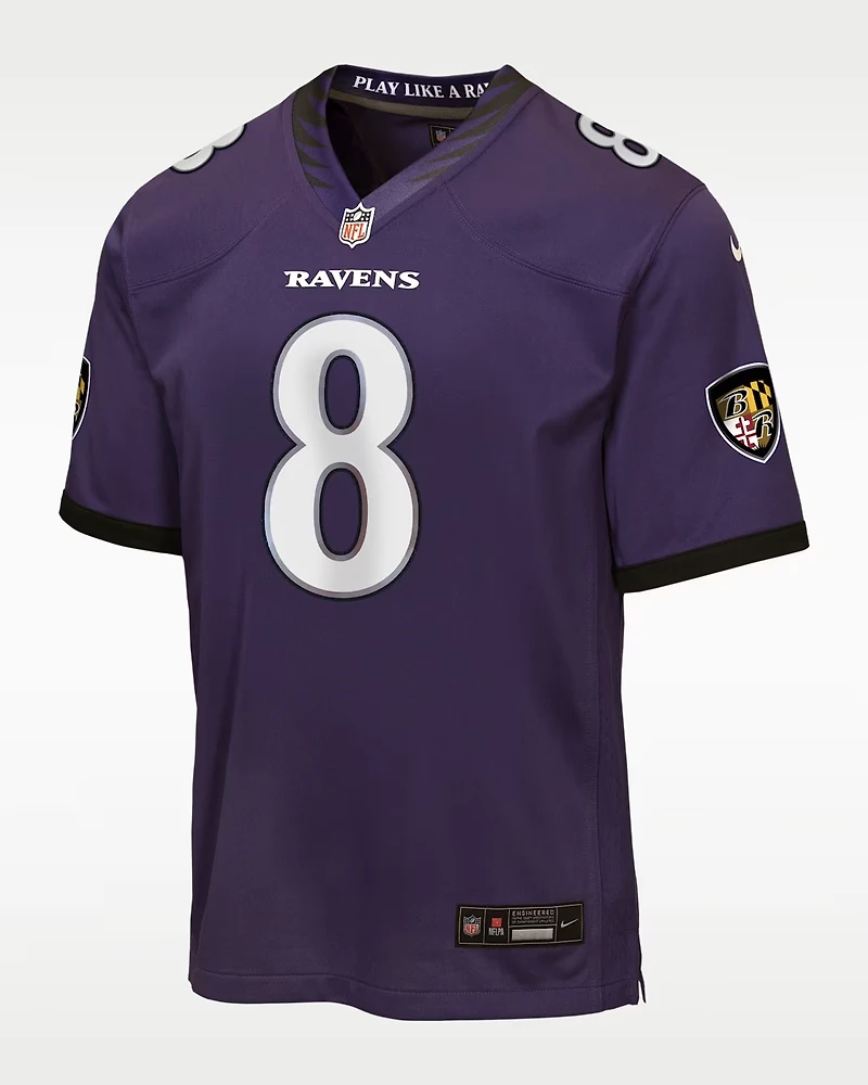 NFL Kids Player Game Jersey Lamar Jackson Ravens (2026-Current)
