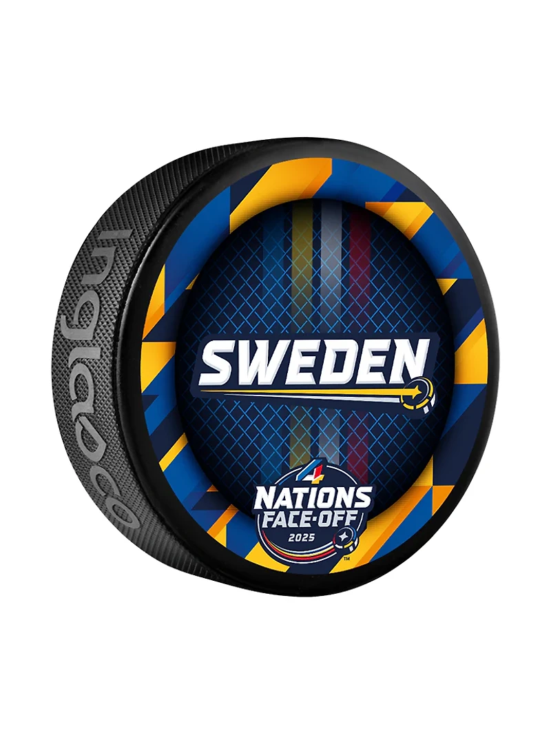 NHL 4 Nations Face-Off Souvenir Collectors Puck Team Sweden