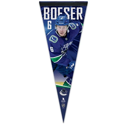 NHL Player Felt Pennant Brock Boeser Canucks